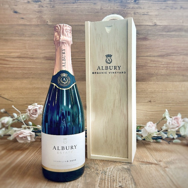 Albury Estate sparkling rosé gift box