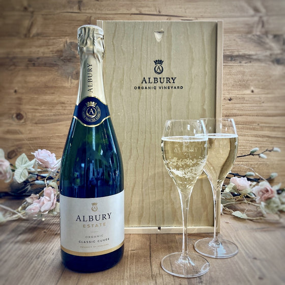 fizz and flutes sparkling wine gift box